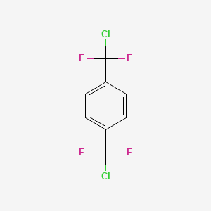 Chemical structure of 1,4-Bis(chlorodifluoromethyl)benzene