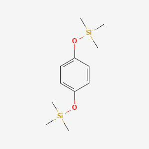 Chemical structure of 1,4-bis(trimethylsiloxy)benzene