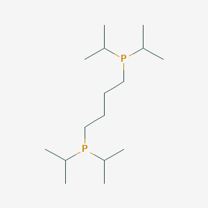 Chemical structure of 1,4-Bis(di-i-propylphosphino)butane