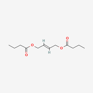 Chemical structure of 1,4-Bis(butyryloxy)-2-butene
