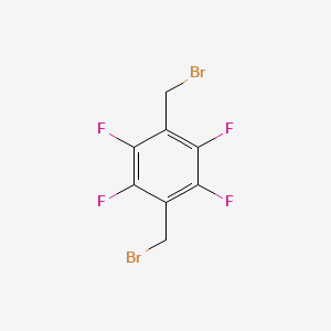 Chemical structure of 1,4-Bis(bromomethyl)-2,3,5,6-tetrafluorobenzene