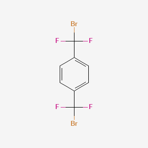 Chemical structure of 1,4-Bis(bromodifluoromethyl)benzene