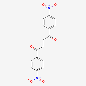 Chemical structure of 1,4-Bis(4-nitrophenyl)butane-1,4-dione