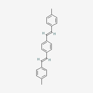 Chemical structure of 1,4-Bis(4-methylstyryl)benzene