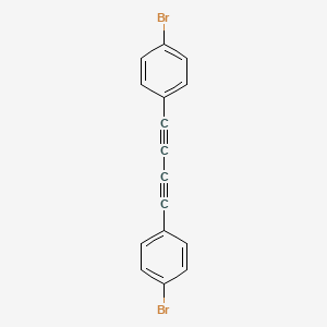 Chemical structure of 1,4-Bis(4-bromophenyl)-1,3-butadiyne