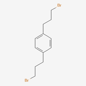 Chemical structure of 1,4-Bis(3-bromopropyl)benzene