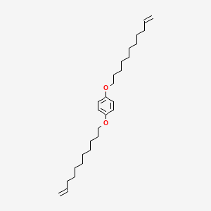 Chemical structure of 1,4-Bis(10-undecenyloxy)benzene