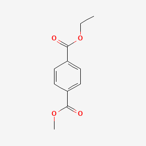 Chemical structure of Ethyl methyl terephthalate