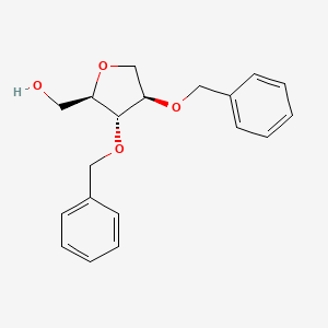 Chemical structure of 1,4-Anhydro-2,3-bis-O-benzyl-D-arabinitol