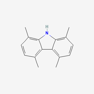 Chemical structure of 1,4,5,8-Tetramethyl-9H-carbazole