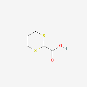 Chemical structure of 1,3-Dithiane-2-carboxylic acid
