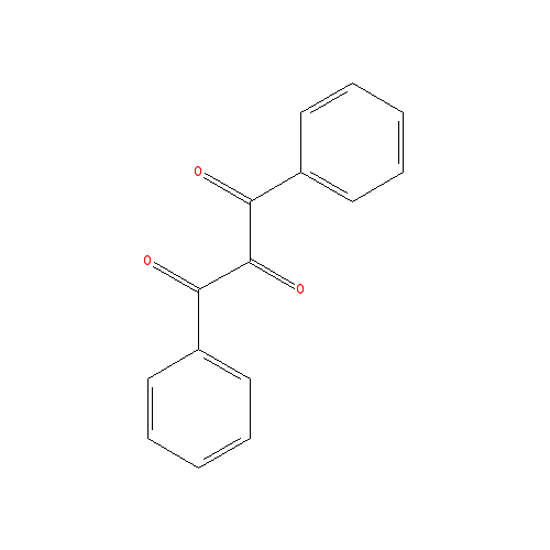 Chemical structure of 1,3-Diphenylpropanetrione