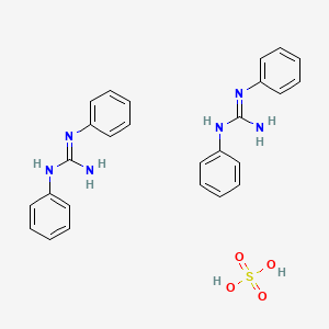 Chemical structure of 1,3-Diphenylguanidine Sulfate