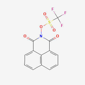 Chemical structure of N-hydroxynaphthalimide triflate