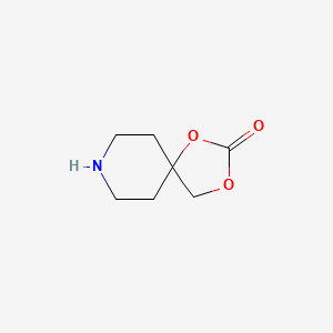 Chemical structure of 1,3-dioxa-8-azaspiro[4.5]decan-2-one