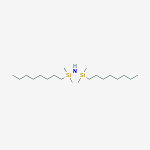 Chemical structure of 1,3-DI-N-OCTYLTETRAMETHYLDISILAZANE