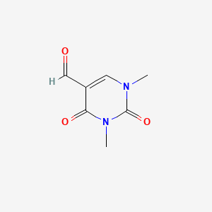 Chemical structure of 1,3-Dimethyl-5-formyluracil