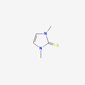 Chemical structure of 1,3-dimethylimidazole-2-thione