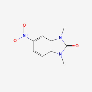 Chemical structure of 1,3-Dimethyl-5-nitro-1H-benzo[d]imidazol-2(3H)-one