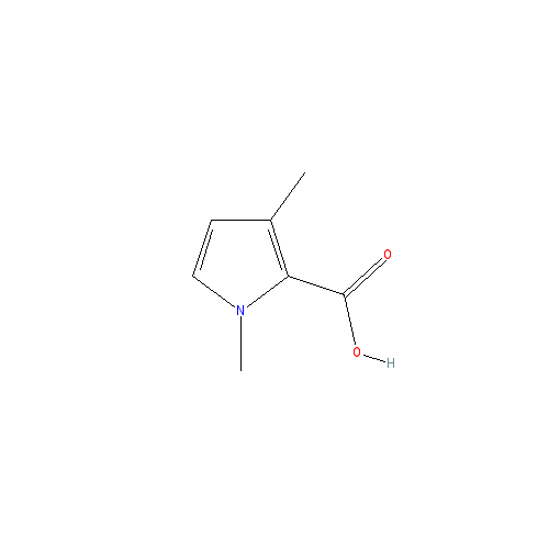 Chemical structure of 1,3-Dimethyl-1h-pyrrole-2-carboxylic acid