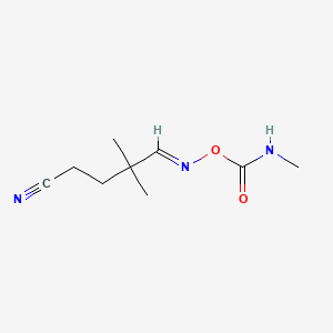 Chemical structure of 1,3-dimethyl-1,3,8-triazaspiro[4.5]decane-2,4-dione hydrochloride