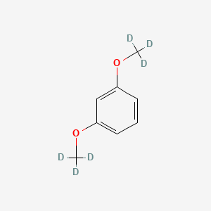 Chemical structure of 1,3-DIMETHOXY-D6-BENZENE