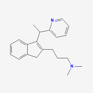 Chemical structure of 1,3-Dimesitylimidazolidin-2-ylidene