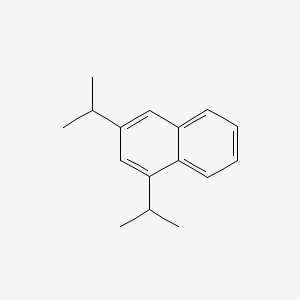 Chemical structure of 1,3-Diisopropylnaphthalene