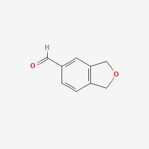 Chemical structure of 1,3-Dihydroisobenzofuran-5-carbaldehyde