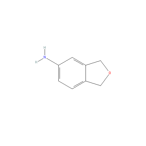 Chemical structure of 1,3-Dihydroisobenzofuran-5-Amine