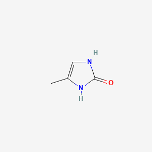Chemical structure of 1,3-Dihydro-4-methyl-2H-imidazol-2-one
