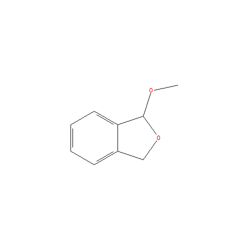 Chemical structure of 1,3-Dihydro-1-methoxyisobenzofuran