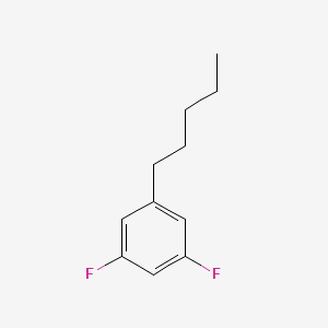 Chemical structure of 1,3-Difluoro-5-pentylbenzene