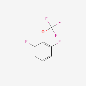 Chemical structure of 1,3-Difluoro-2-(Trifluoromethoxy)Benzene