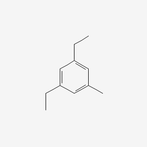 Chemical structure of 3,5-Diethyltoluene