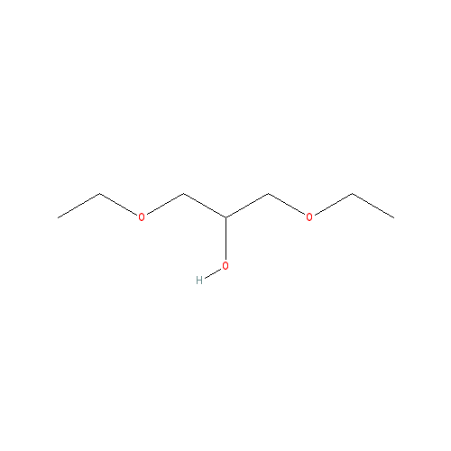 Chemical structure of 1,3-Diethoxy-2-propanol
