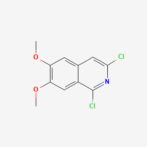 Chemical structure of 1,3-Dichloro-6,7-dimethoxyisoquinoline