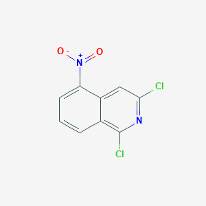 Chemical structure of 1,3-Dichloro-5-nitroisoquinoline