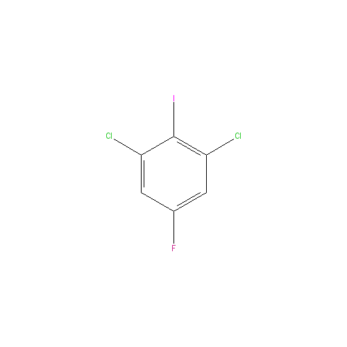 Chemical structure of 1,3-Dichloro-5-fluoro-2-iodobenzene