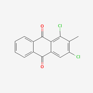 Chemical structure of 1,3-Dichloro-2-methylanthraquinone