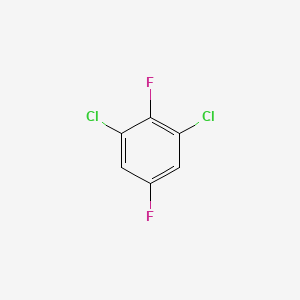 Chemical structure of 1,3-Dichloro-2,5-difluorobenzene