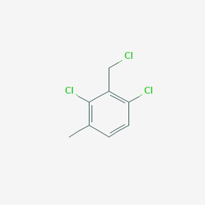 Chemical structure of 1,3-Dichloro-2-(chloromethyl)-4-methylbenzene