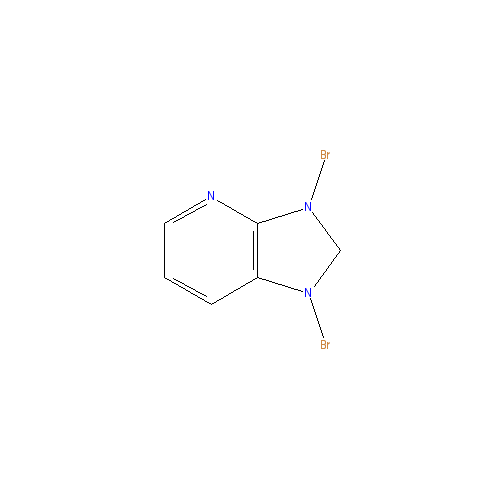 Chemical structure of 1,3-Dibromoimidazo[1,5-a]pyridine
