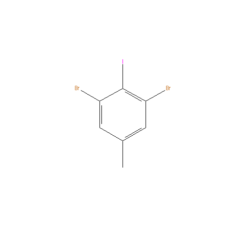 Chemical structure of 3,5-Dibromo-4-iodotoluene