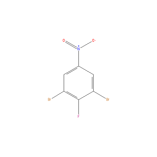 Chemical structure of 1,3-Dibromo-2-fluoro-5-nitrobenzene