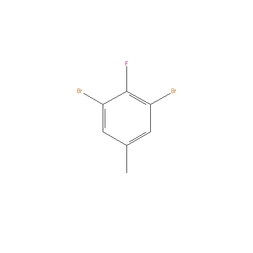 Chemical structure of 3,5-Dibromo-4-fluorotoluene