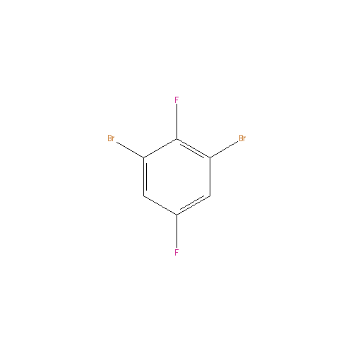 Chemical structure of 1,3-Dibromo-2,5-difluorobenzene