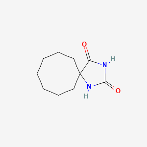 Chemical structure of 1,3-Diazaspiro(4.7)dodecane-2,4-dione