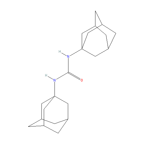 Chemical structure of 1,3-Diadamantan-1-ylurea