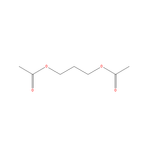 Chemical structure of 1,3-Diacetoxypropane